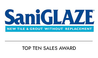 SaniGlaze Top Ten Sales Award